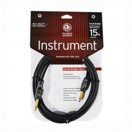 Planet Waves - Cable para instrumento PW-AG-15 - Negro PW-AG-15-TecnologiadelHogar-Cables