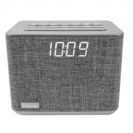 iHome - Reloj despertador IBT232 - Gris IBT232-TecnologiadelHogar-