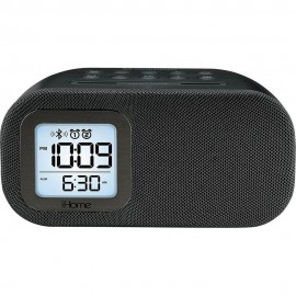 iHome - Reloj despertador IBT210W - Negro IBT210/B-TecnologiadelHogar-