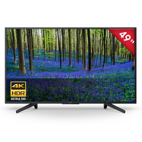 Sony - Pantalla de 49" 4K Ultra HD - Plana - HDR - Smart TV - KD-49X720F - Negro KD-49X720F-TecnologiadelHogar-