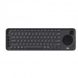 Logitech - Teclado inalámbrico K600 para TV con TouchPad y D-Pad - Negro 920-008824-TecnologiadelHogar-Teclados