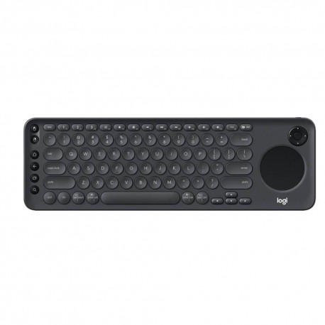 Logitech - Teclado inalámbrico K600 para TV con TouchPad y D-Pad - Negro 920-008824-TecnologiadelHogar-Teclados