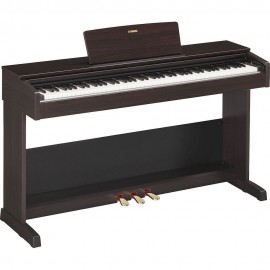 Yamaha - Piano ARIUS de tamaño completo con 88 teclas sensibles a la velocidad - Café YDP103B-TecnologiadelHogar-