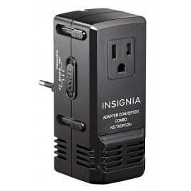 Insignia - Adaptador / convertidor de viaje todo en uno - Negro NS-TADPCON-TecnologiadelHogar-