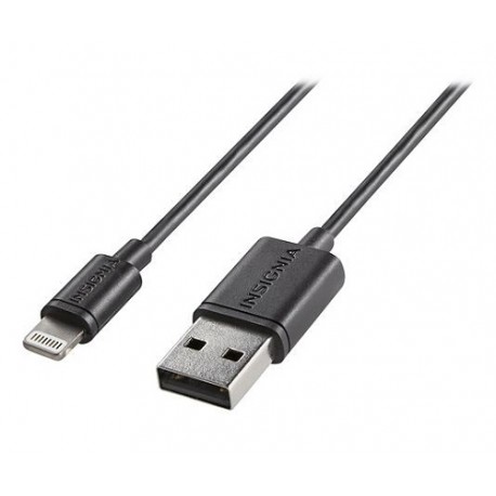 Insignia - Cable de Carga y Sincronización Usb - Negro NS-FA5SC-TecnologiadelHogar-Cargadores