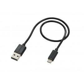 Insignia – Cable de carga Sync Micro USB 30cm -Negro NS-MCDT12-TecnologiadelHogar-Cargadores