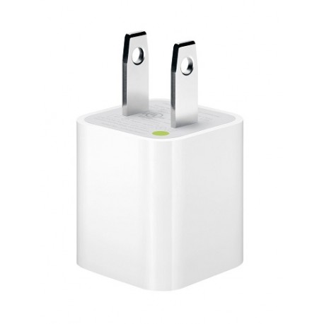 Apple - Cargador USB de Pared - Blanco MD810E/A-TecnologiadelHogar-Cargadores