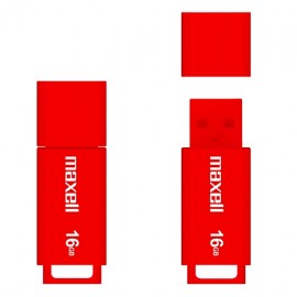 Maxell - Memoria USB 2.0 PENDRIVE - 16GB - Rojo 346232-TecnologiadelHogar-USB