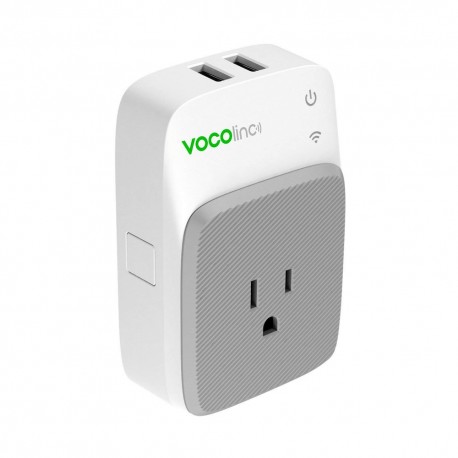 VOCOlinc - Toma Corriente Smart Con Puerto Usb - Blanco PM3-TecnologiadelHogar-