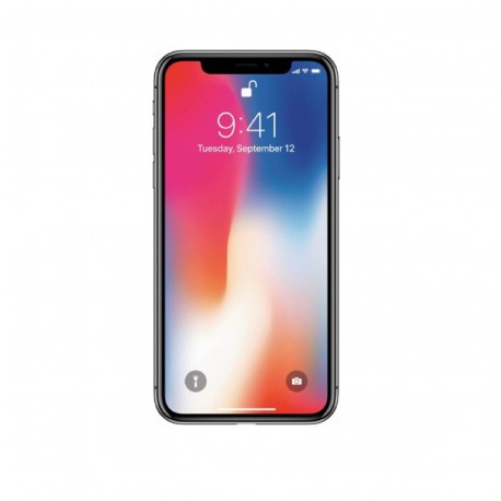 Apple - iPhone X 64 GB - Gris Espacial (AT&T) iPhone X-TecnologiadelHogar-