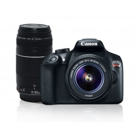 Canon - Cámara EOS T6 EF-S 18-55mm DCIII +EF 75-300MM III 1159C027AA-TecnologiadelHogar-Básicas - Cámaras Profesionales