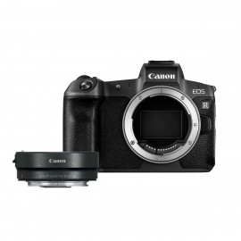 Canon - Cámara Mirrorless EOS R Cuerpo más Adaptador – Negro 3075C078AA-TecnologiadelHogar-