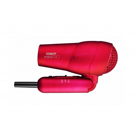 Conair - Mini secadora plegable de 1200 W - Rojo 263SRES-TecnologiadelHogar-