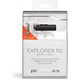 Plantronics - Audífonos Bluetooth Explorer 110 Clip On - Negro 205710-01-TecnologiadelHogar-