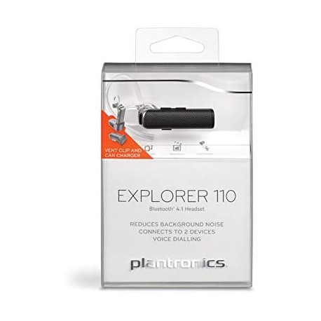 Plantronics - Audífonos Bluetooth Explorer 110 Clip On - Negro 205710-01-TecnologiadelHogar-