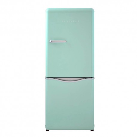 Daewoo - Refrigerador Retro 5Pies cúbicos - Menta RF-173MG-TecnologiadelHogar-Refrigeradores