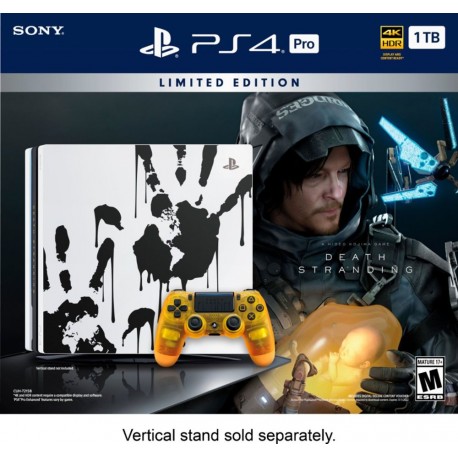 ¡Nuevo! Sony - Consola PS4 PRO 1 TB - Edición Death Stranding - Blanco 712000000000-TecnologiadelHogar-