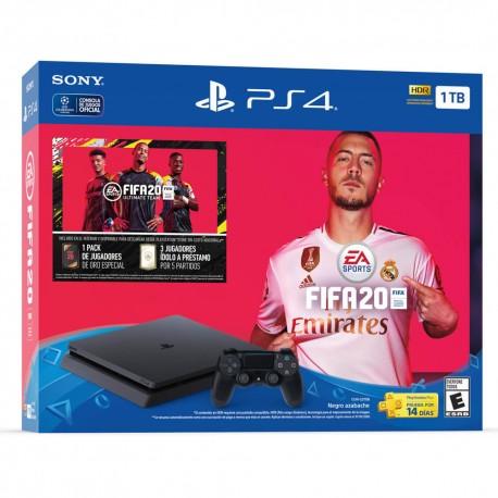 Sony - Consola PlayStation 4 de 1TB Edición: FIFA 20 - Negro 712000000000-TecnologiadelHogar-