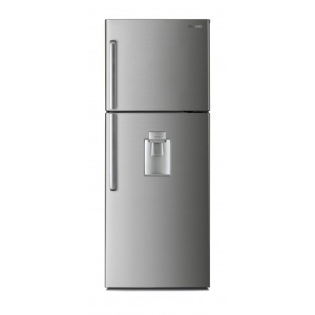 Daewoo - Refrigerador Top Mount de 14 pies cúbicos - Silver DFR-40540GNDX-TecnologiadelHogar-Refrigeradores