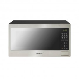 Daewoo - Horno Microondas 1.6 Pies Cúbicos KOR-16YM Negro/Acero Negro-TecnologiadelHogar-