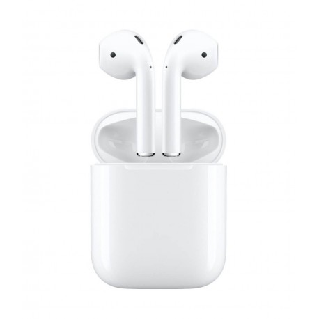 Apple - Audífonos Bluetooth - AirPods 2da generación con recarga Lightning – Blanco MV7N2BE/A-TecnologiadelHogar-True Wireless