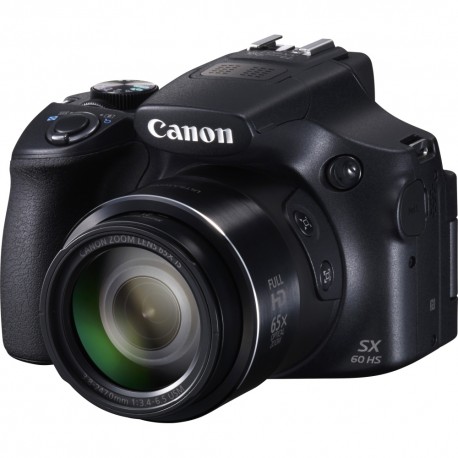 Canon - Cámara Powershot SX60HS - Negro 9543B001AA-TecnologiadelHogar-Cámaras Long Zoom