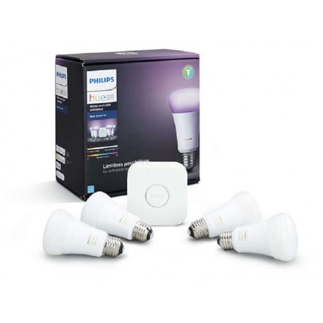 Philips - Kit Foco Hue Color 10W E26 - Color 929000000000-TecnologiadelHogar-