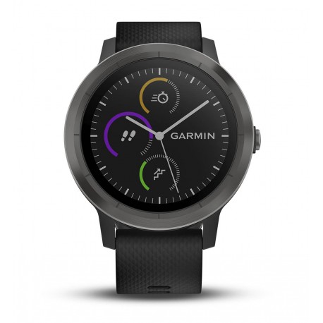 Garmin – Vivoactive 3 – Negro / Negro 010-01769-10-TecnologiadelHogar-Smartwatches Deportivos