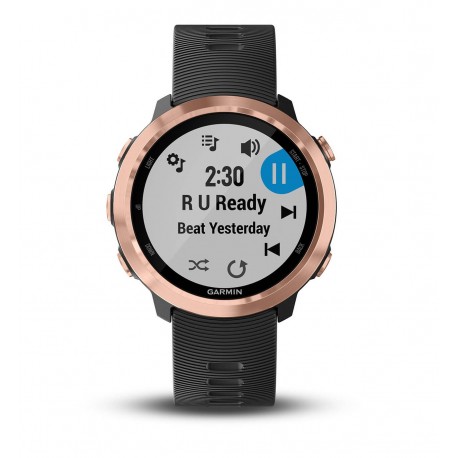 Garmin – Reloj deportivo Forerunner 645 Music – Negro/Oro Rosado 010-01863-23-TecnologiadelHogar-Smartwatches Deportivos