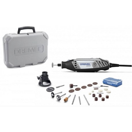 Dremel - Herramienta - 3000/1 - Aditamento/26 Accesorios - Negro/Gris F0133000PF-TecnologiadelHogar-