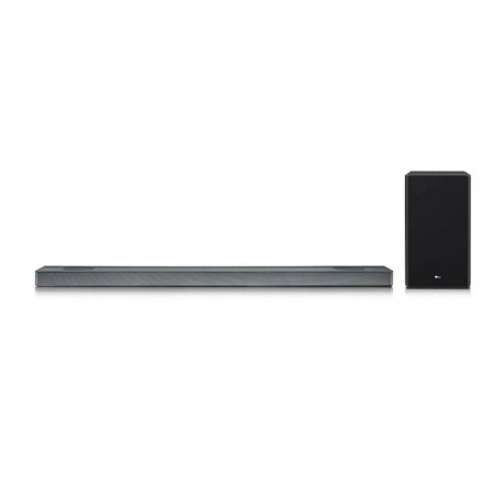 LG - Barra de Sonido AI ThinQ SL9YG - Con subwoofer - Gris SL9YG-TecnologiadelHogar-