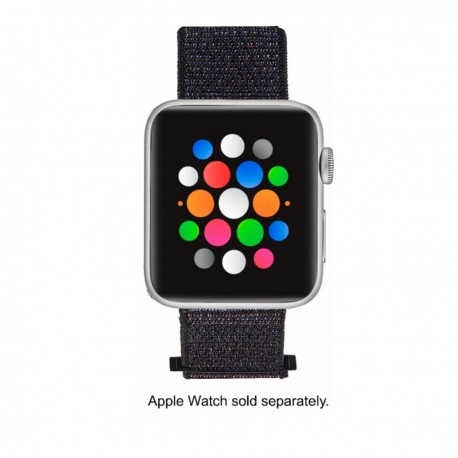 Insignia - Correa / Banda de Nylon para Apple Watch 42 / 44 mm - Negro MD-AWB42BNYV-TecnologiadelHogar-Para Apple Watch