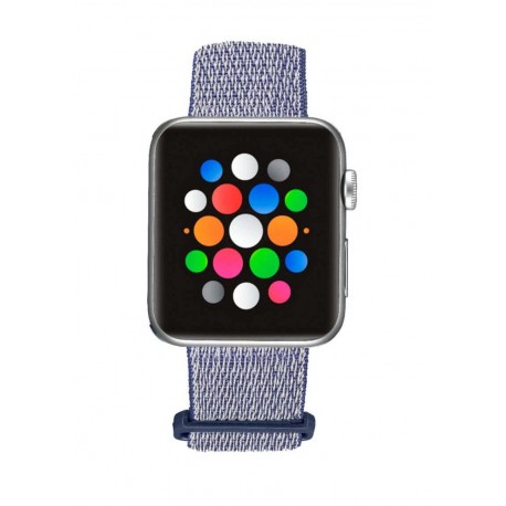 Insignia - Correa / Banda de Nylon para Apple Watch 42 / 44 mm - Azul MD-AWB42UVNYV-TecnologiadelHogar-Para Apple Watch