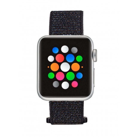 Insignia - Correa / Banda de Nylon para Apple Watch 38 / 40 mm - Negro MD-AWB38BNYV-TecnologiadelHogar-Para Apple Watch