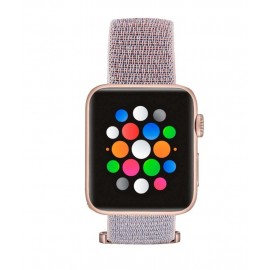 Insignia - Correa / Banda de Nylon para Apple Watch 42 / 44 mm - Rosa MD-AWB42PNYV-TecnologiadelHogar-Para Apple Watch