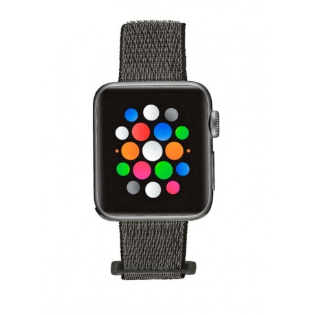 Insignia - Correa / Banda de Nylon para Apple Watch 38 / 40 mm - Verde Olivo MD-AWB38GNYV-TecnologiadelHogar-Para Apple Watch