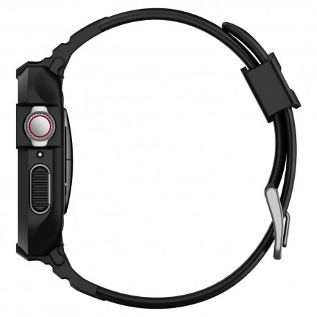 Spigen - Correa Rugged Armor para Apple Watch 44 mm - Negro 062CS25324-TecnologiadelHogar-Para Apple Watch