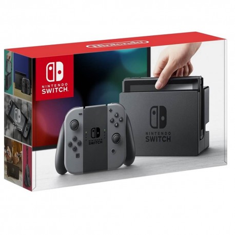 Nintendo Switch - Consola 32 GB Joy-Con - Gris 45496590260-TecnologiadelHogar-