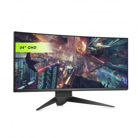 Alienware - Monitor de gaming curvo IPS LED UltraWide de 34" - Plata épica AW3418DW-TecnologiadelHogar-Accesorios PC Gaming