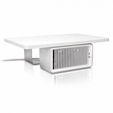 Kensington - Soporte para monitor CoolView con ventilador de escritorio - Blanco K55855WW-TecnologiadelHogar-