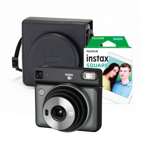 Fujfilm – Cámara instantánea Instax SQ6 más Película mas Funda - Gris 309930753-TecnologiadelHogar-Cámaras Instantáneas