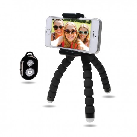 Bower- Soporte/Selfiestick - Bluetooth - Compacto - Negro BI-BPSMARTBK-TecnologiadelHogar-Soportes y bases