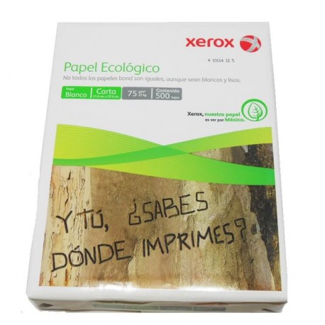 Xerox - Paquete de 500 hojas de papel Ecológico - Tamaño carta XER 3M2010-TecnologiadelHogar-Papel