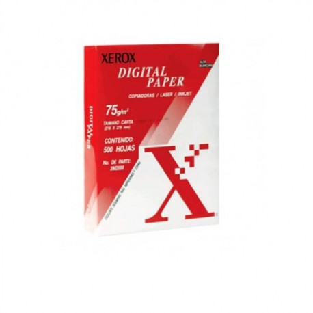 Xerox - Paquete de 500 hojas de papel blanco - Tamaño carta XER 3M2000-TecnologiadelHogar-Papel