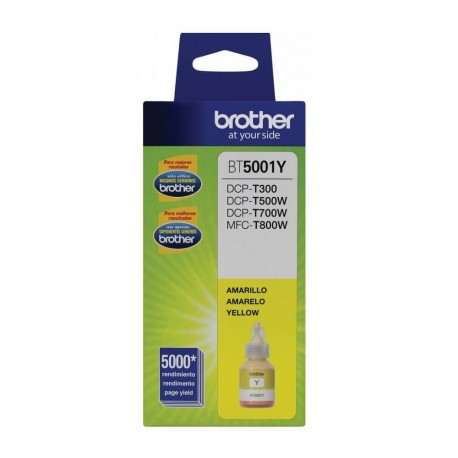 Brother - Botella de tinta BT5001Y - Amarillo BT5001Y-TecnologiadelHogar-Cartuchos de tinta