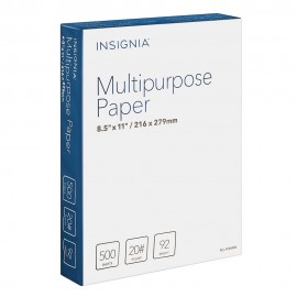 Insignia - Papel para impresión brillante (500 hojas) - Blanco NS-PPR5006-TecnologiadelHogar-Papel