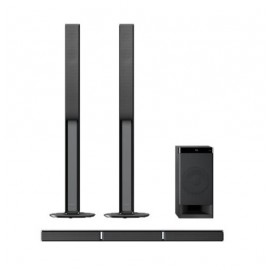 Sony - Sistema de cine en casa de 5.1 canales con barra de sonido HT-RT40 - Negro HT-RT40-TecnologiadelHogar-