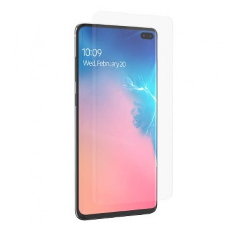 Zagg - Mica protectora de pantalla InvisibleShield para Samsung Galaxy S10 Plus - Transparente 200202649-TecnologiadelHogar-Mica